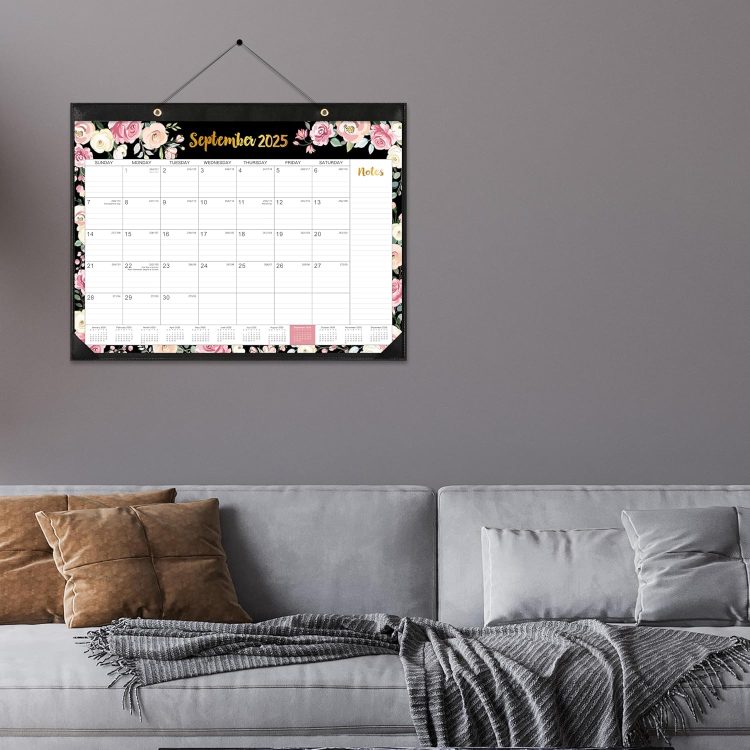 2025-2026 Desk Calendar - July 2025 - December 2026, Calendar 2025-2026, 18 Months Large Monthly Calendar, 22" x 17", Folded Desk Calendar with Box - Image 5