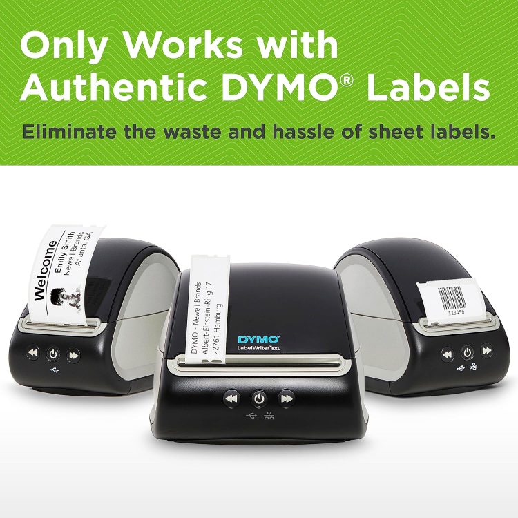 DYMO LabelWriter 550 Turbo Label Printer, Label Maker with High-Speed Direct Thermal Printing, Automatic Label Recognition, Prints Variety of Label Types Through USB or LAN Network Connectivity - Image 5