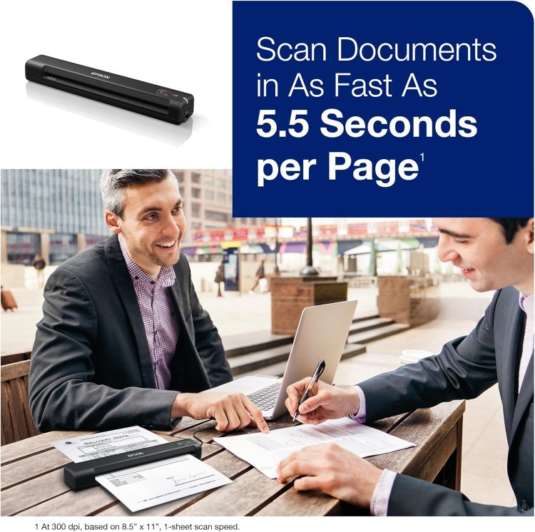 Epson WorkForce ES-50 Portable Sheet-Fed Document Scanner for PC and Mac - Image 2
