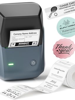 NIIMBOT B1 Label Maker Machine with Tape, Thermal Label Printer Easy to Use for Office, Home, Business, 2 Inch Label Maker with 2'' x1.18'' Labels-230pcs/Roll